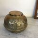 Vintage brass pot cover