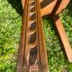 Pair of antique Catalan chairs with sun face motifs, Cerdagne