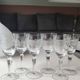 Set of 6 Large stemmed wine glasses