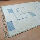 Traditional handmade Beni Ouraine Berber rug, size 100 x 200 cm