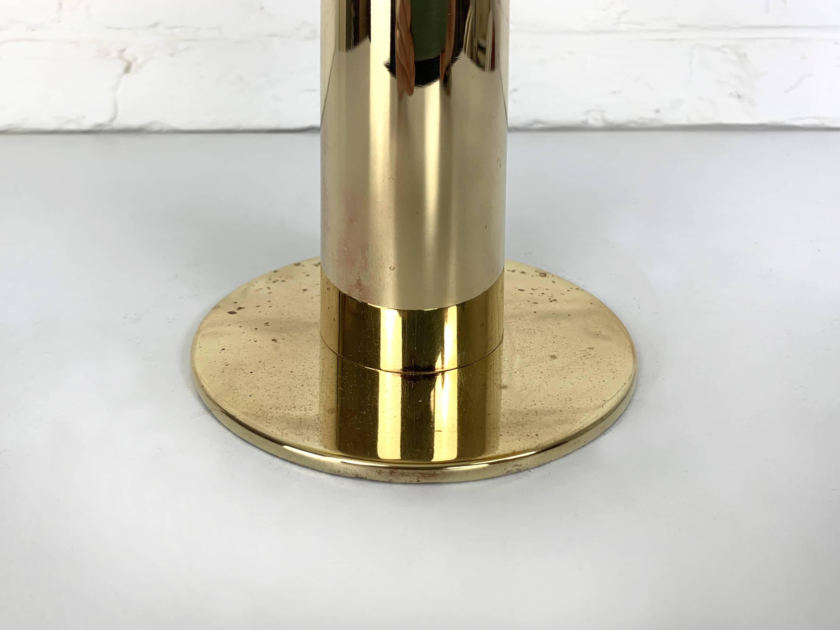 L102/32 brass candle holder, Hans-Agne Jakobsson, AB Markaryd, Sweden, 1960s