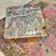 Table d'appoint ou table basse en marbre multicolore, Italie, années 1970