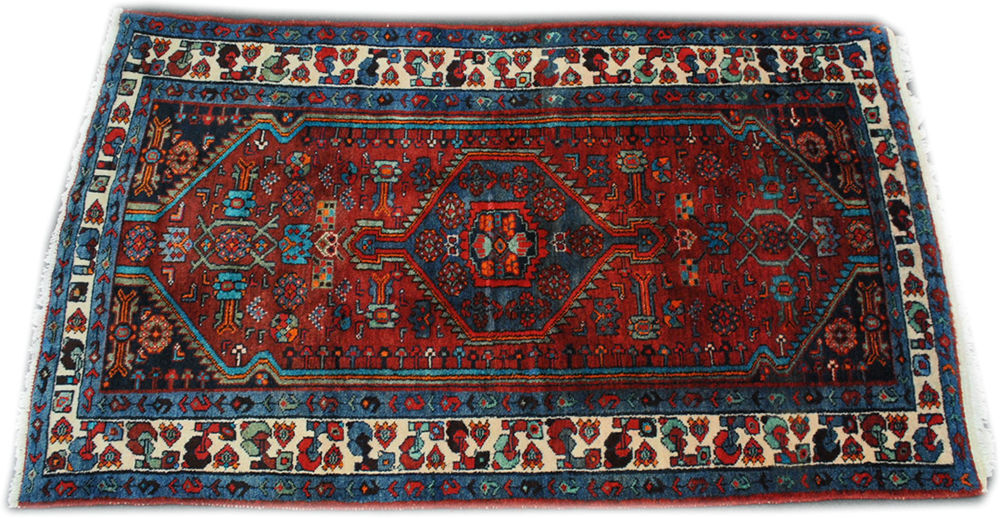 Authentic old Persian rug 192 x 118 cm