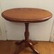 Oval pedestal table