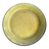 Glazed earthenware centrepiece Aegitna XXL plate Vallauris