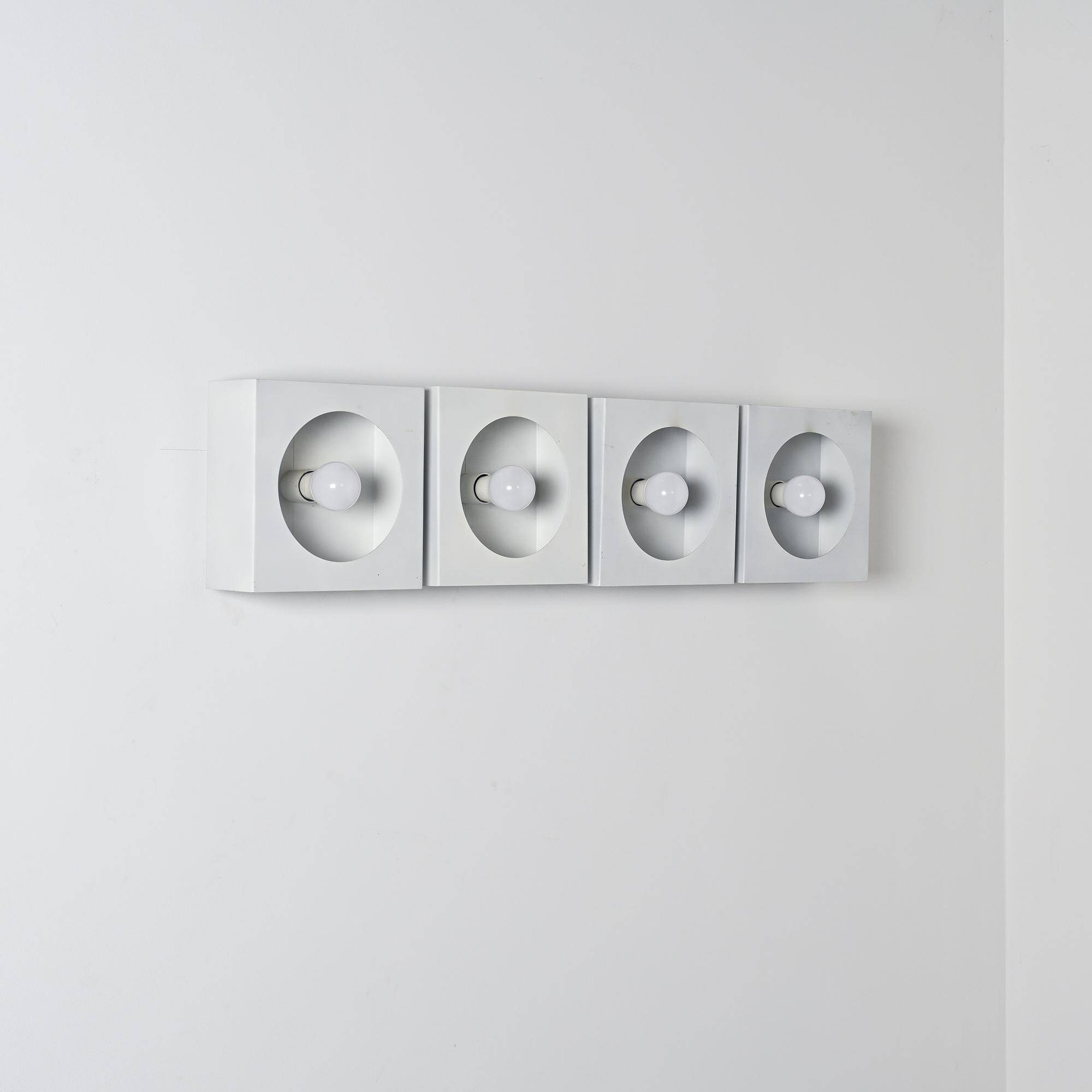 Set of 4 wall lights 2091 by Guy Bertrand for Disderot, circa 1965.