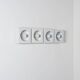 Set of 4 wall lights 2091 by Guy Bertrand for Disderot, circa 1965.
