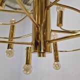 Mid Century Chandelier Designed by Sciolari, 1970's (2 available)