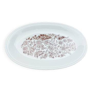Plat de service ovale Boch La Louviere