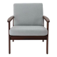 Fauteuil en hêtre danois des années 1960