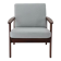 Fauteuil en hêtre danois des années 1960