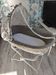 Wicker bassinet on legs