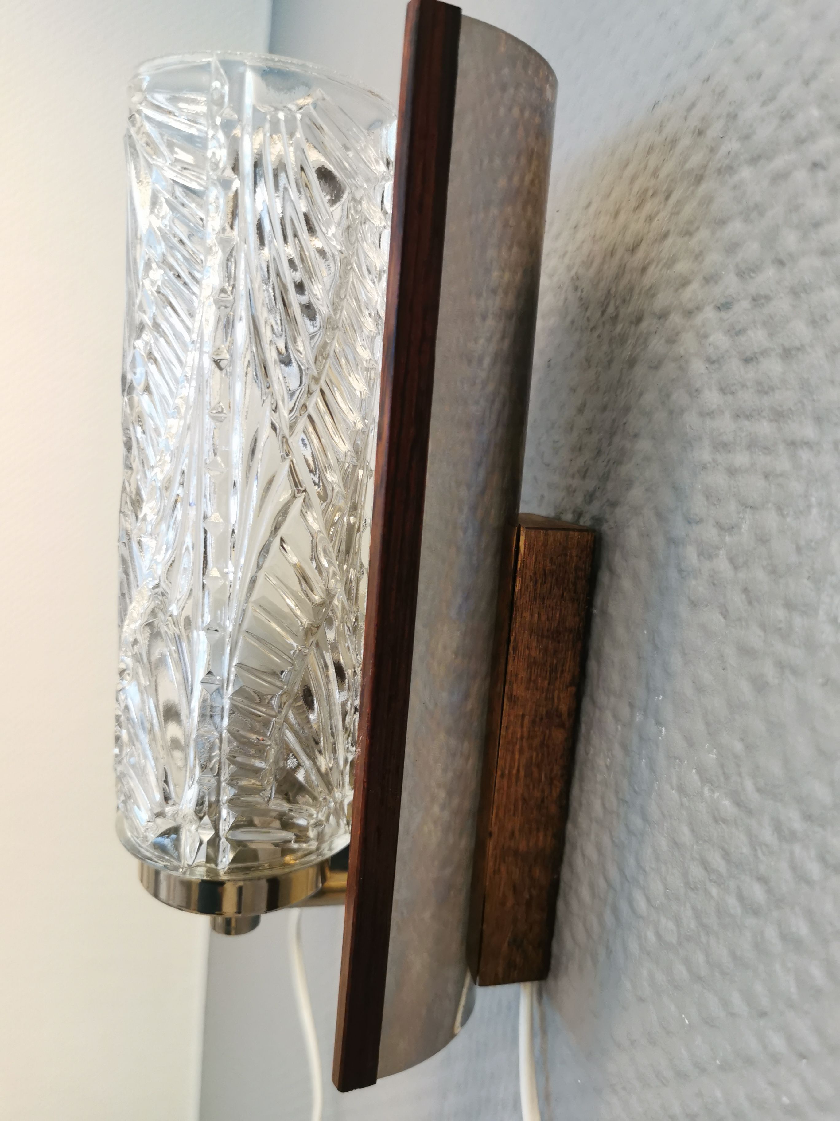 Danish designed wall lights from the 1970