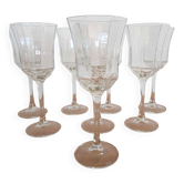 8 wine glasses