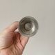 silver-plated single-stem vase