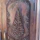 Old cupboard doors, beech wall bookcase (1)