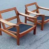 Set of mid-century modernist teak chairs, Denmark, 1967