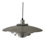 Danish suspension light JEKA in chrome metal, design Denmark 1970.