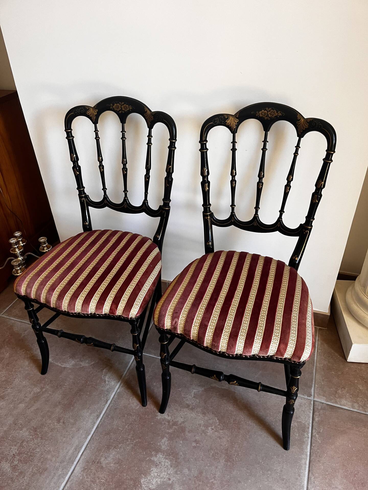 Pair of Napoleon III chairs