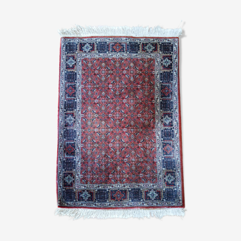 Handmade Persian wool rug 148 cm