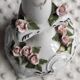 Ornamented porcelain candle holder