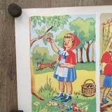 School poster "The little Red Riding Hood II"