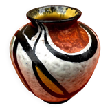 1950s Milano Vase  Geometric Decor