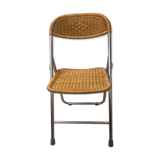 Chaise pliante en rotin