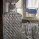 Whisky service 6pers 7pces italian glass A.Masserini