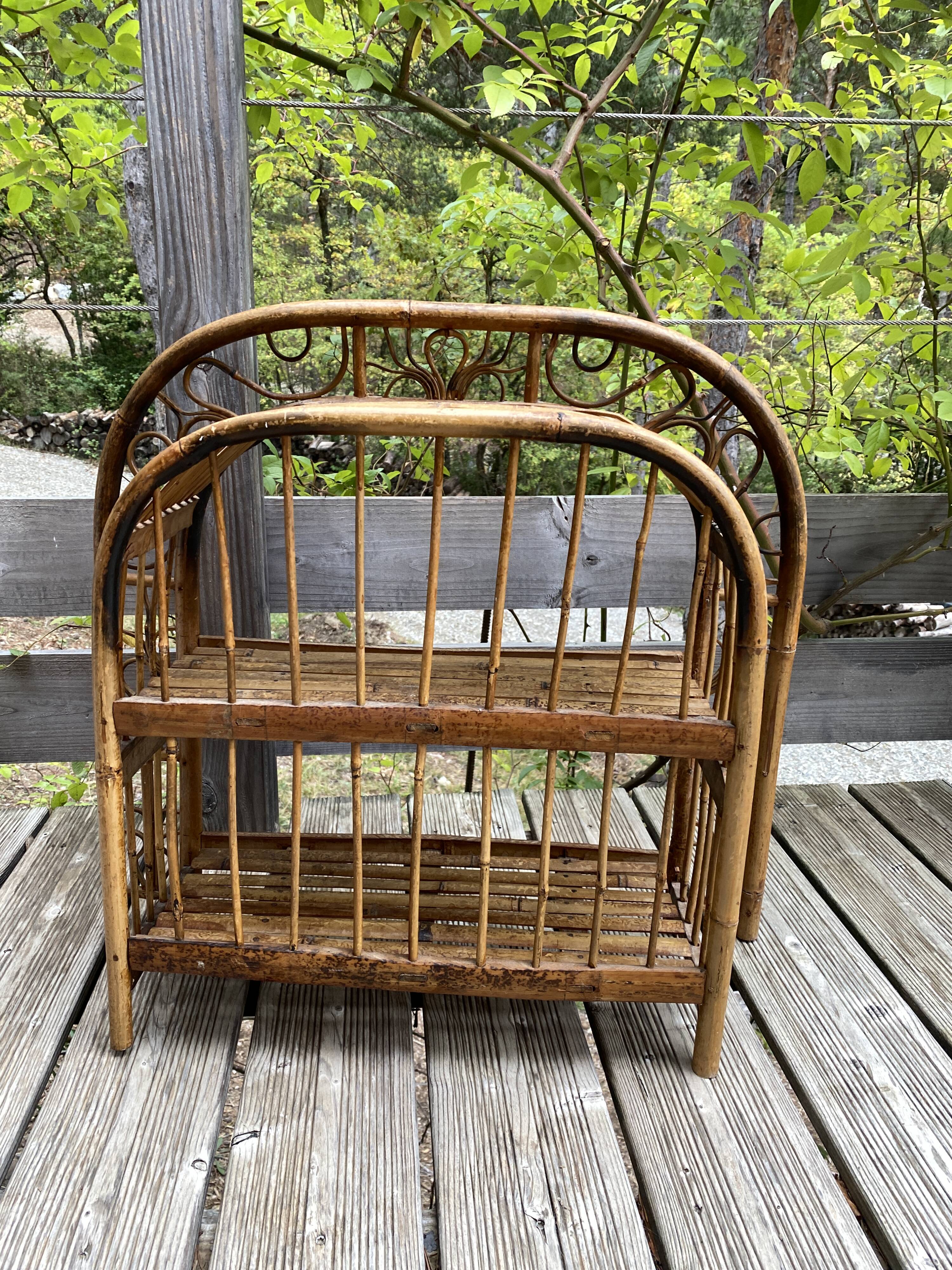 Bamboo shelf