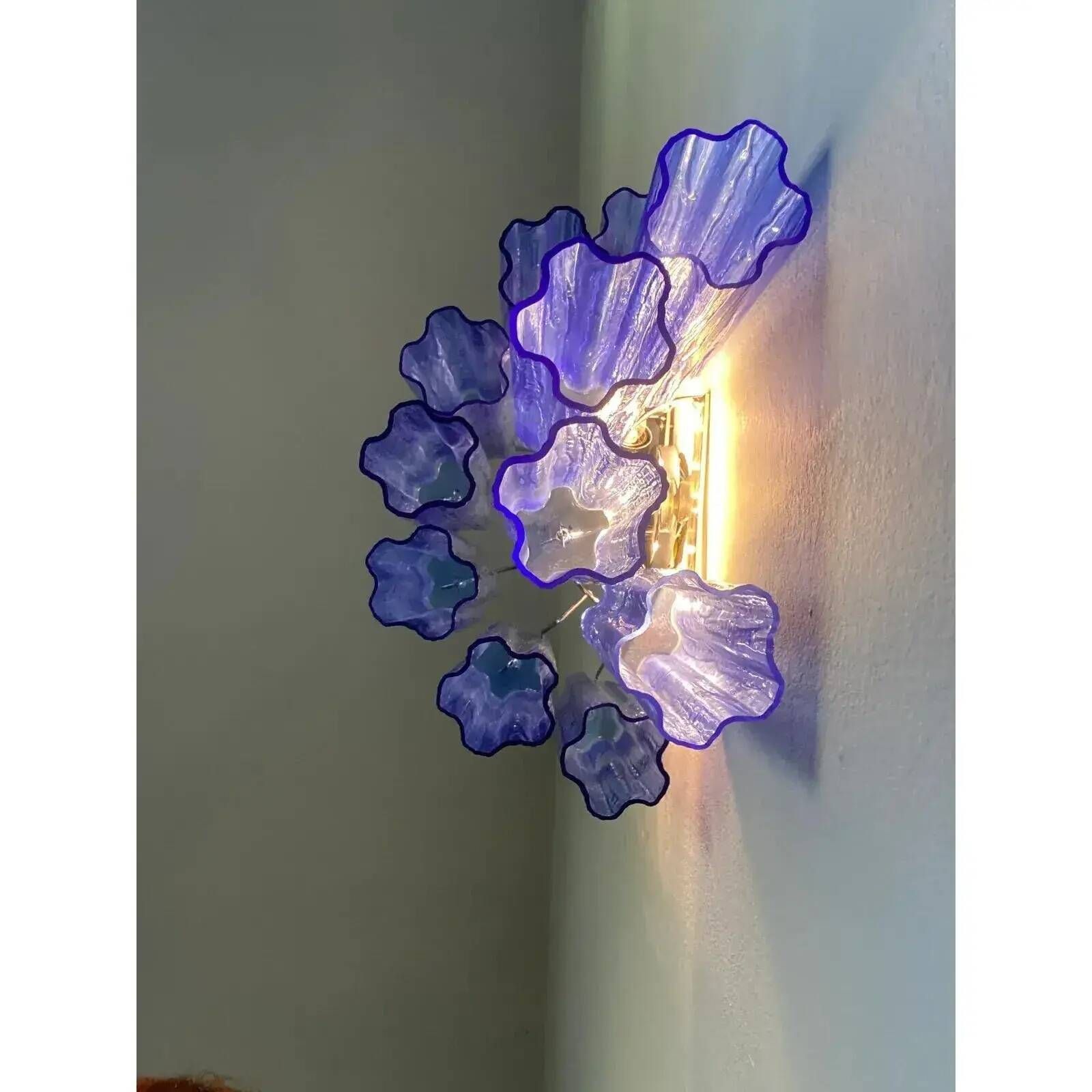 Blue Tronchi Wall Sconce by Simoeng