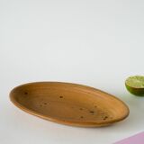 Petit plat en grès vernissé, poterie du Sud, 1960