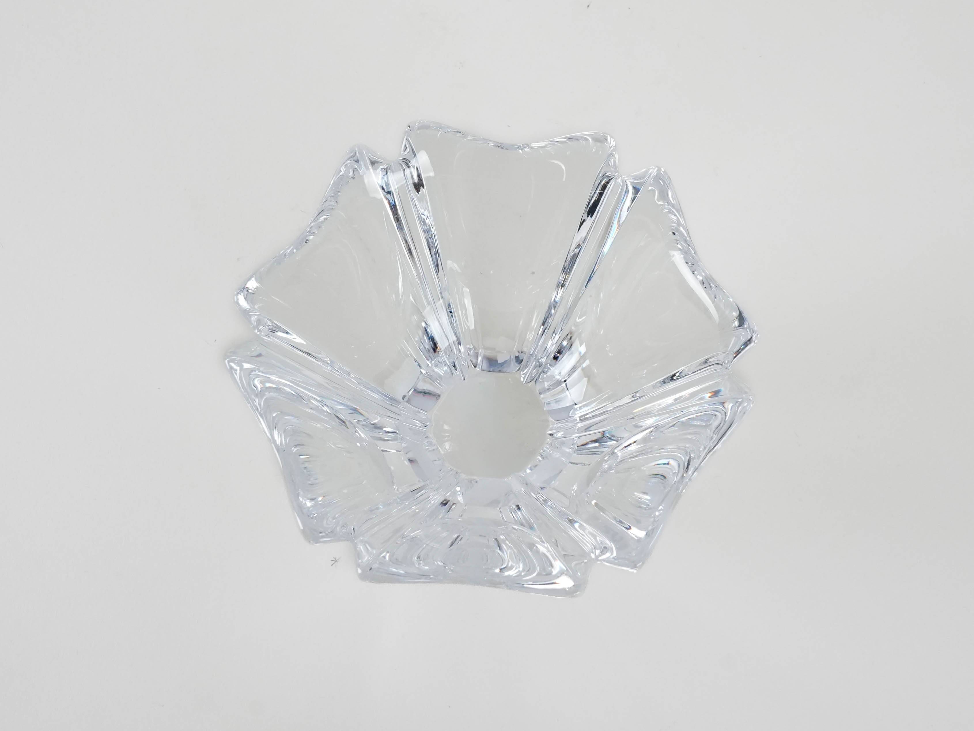 Orion bowl, Swedish design, 1970s, manufactured by Orrefors