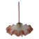 "Oriental Tulips" light suspension - blown glass in pink-orange