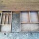 Oak farmhouse table two drawers