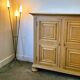 Mid 20th century solid oak brutalist sideboard