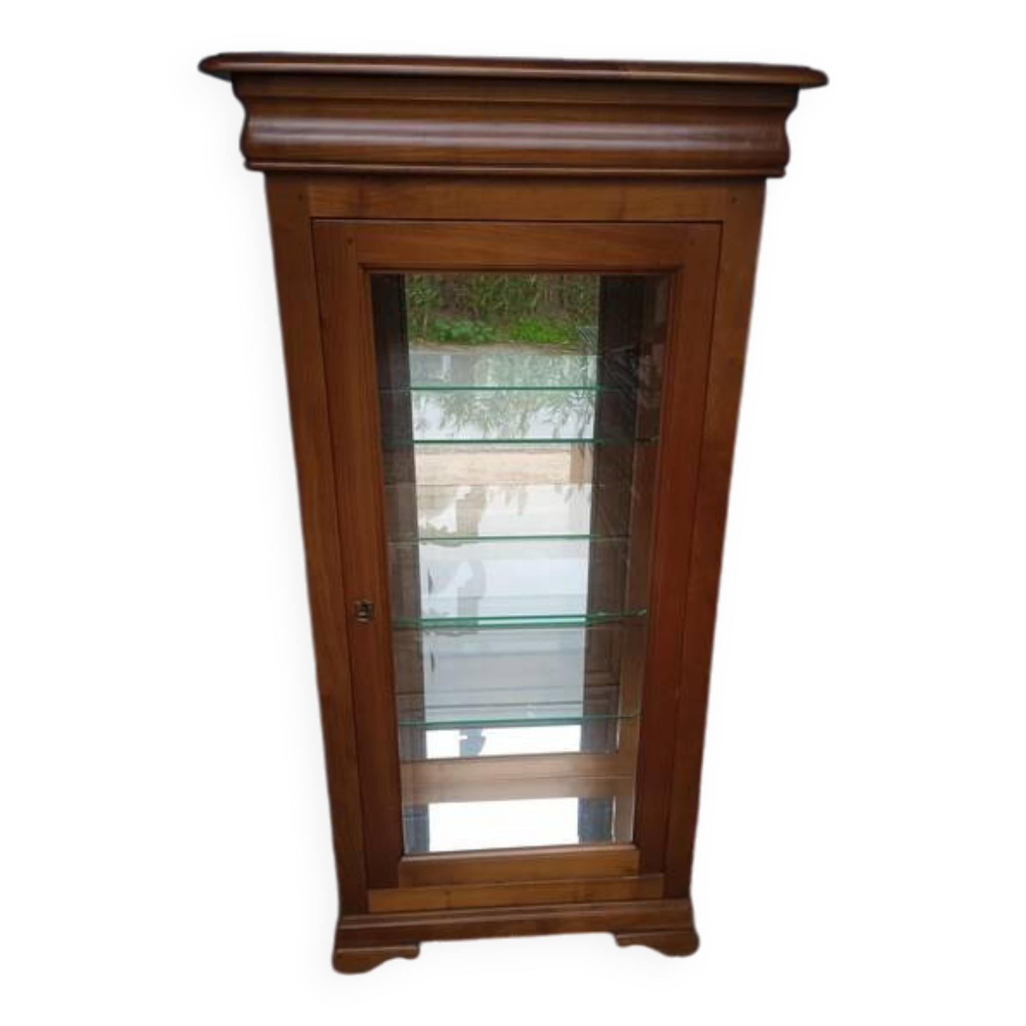 Louis Philippe cherry display case 140 cm