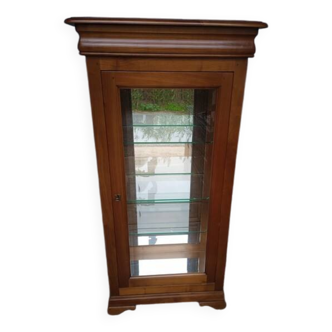 Louis Philippe cherry display case 140 cm