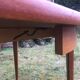 Extendable round vintage dining table