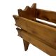 Vintage brutalist planter plant box sixties design wood