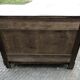 Antique low sideboard in solid cherry wood with 2 doors and 3 drawers