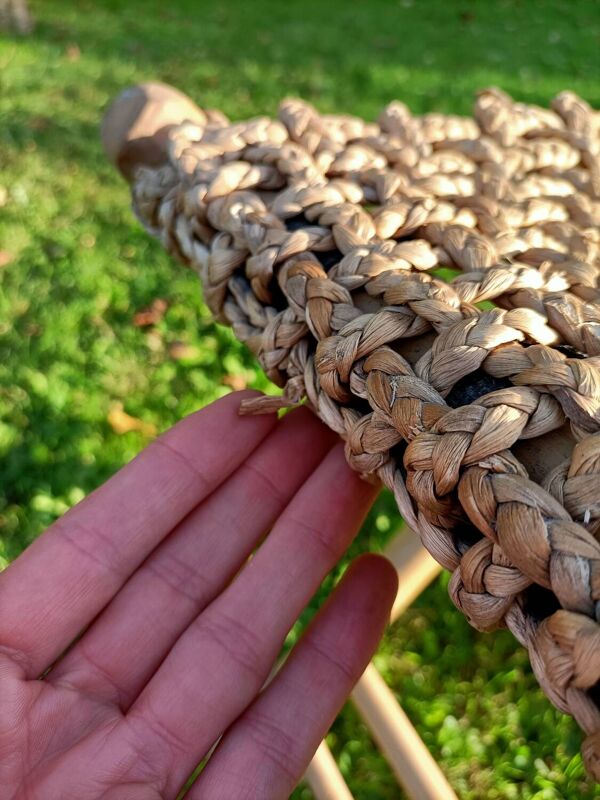 Tabouret rétro bambou