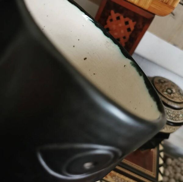 Lampe ceramique anthropomorphe