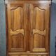 Louis XV period wardrobe in solid walnut from the 18th century.