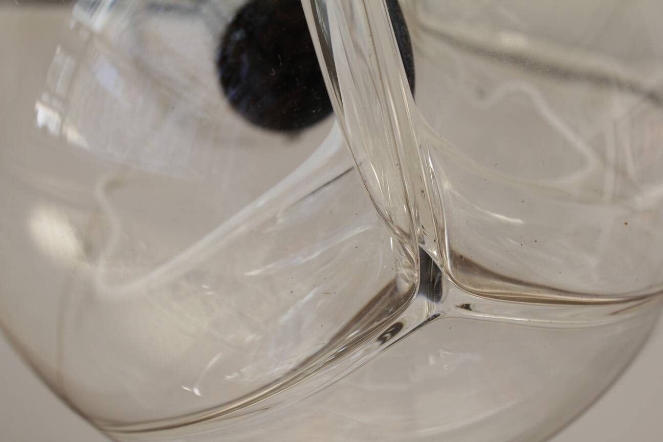 Murano blown glass pendant light 'Membrane' Toni Zuccheri 1960