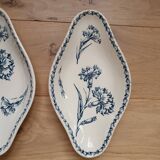 2 Terre de Fer Carnations trays