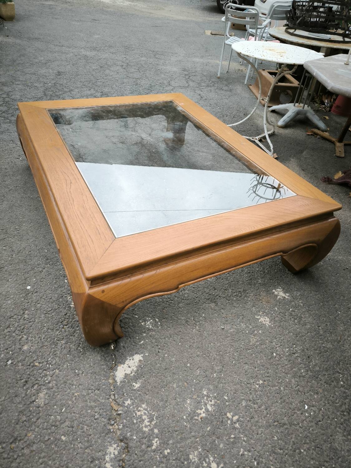 Teak coffee table, 1980