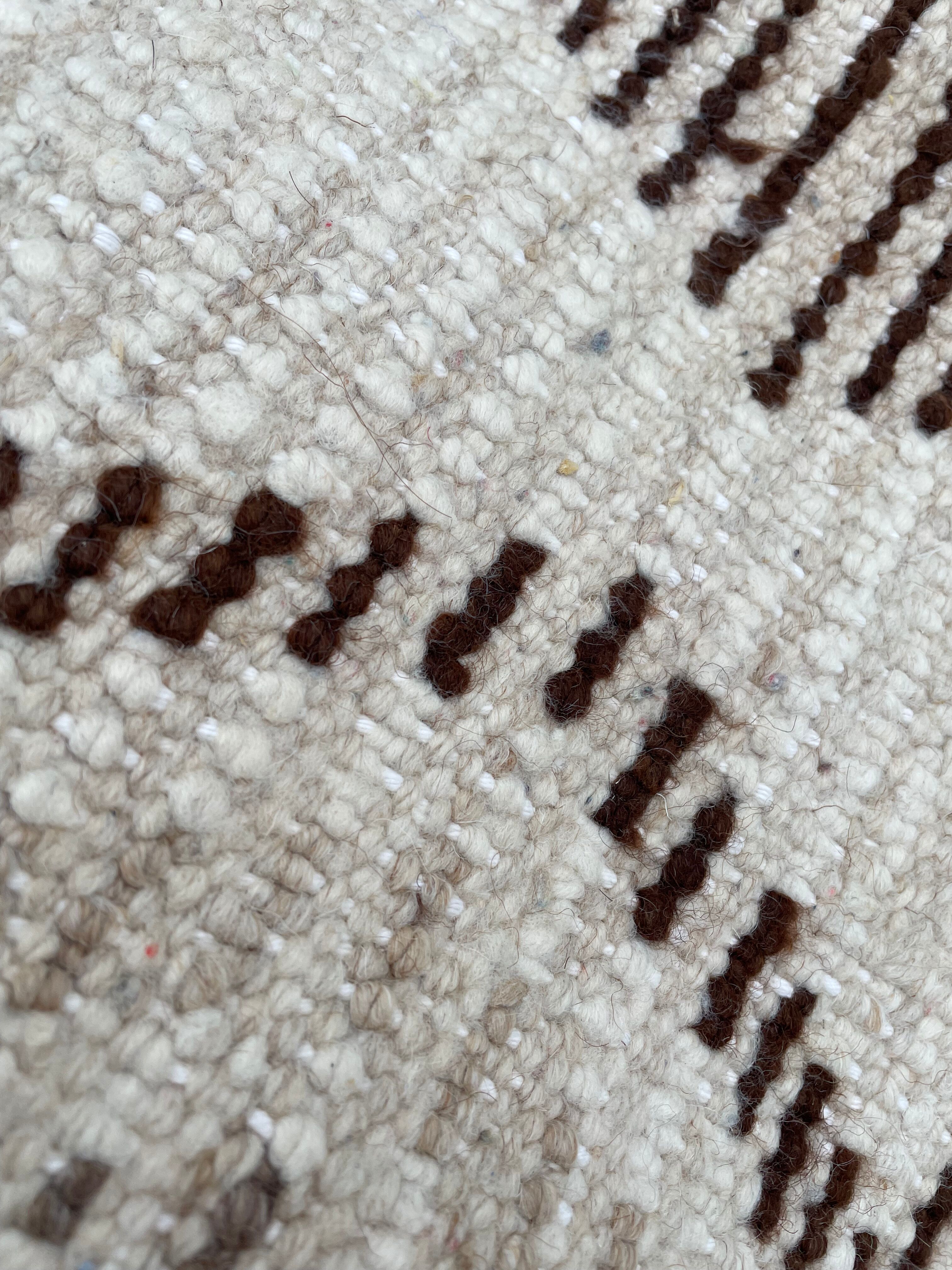 Tapis berbere beni ouarain vintage 70x170 cm