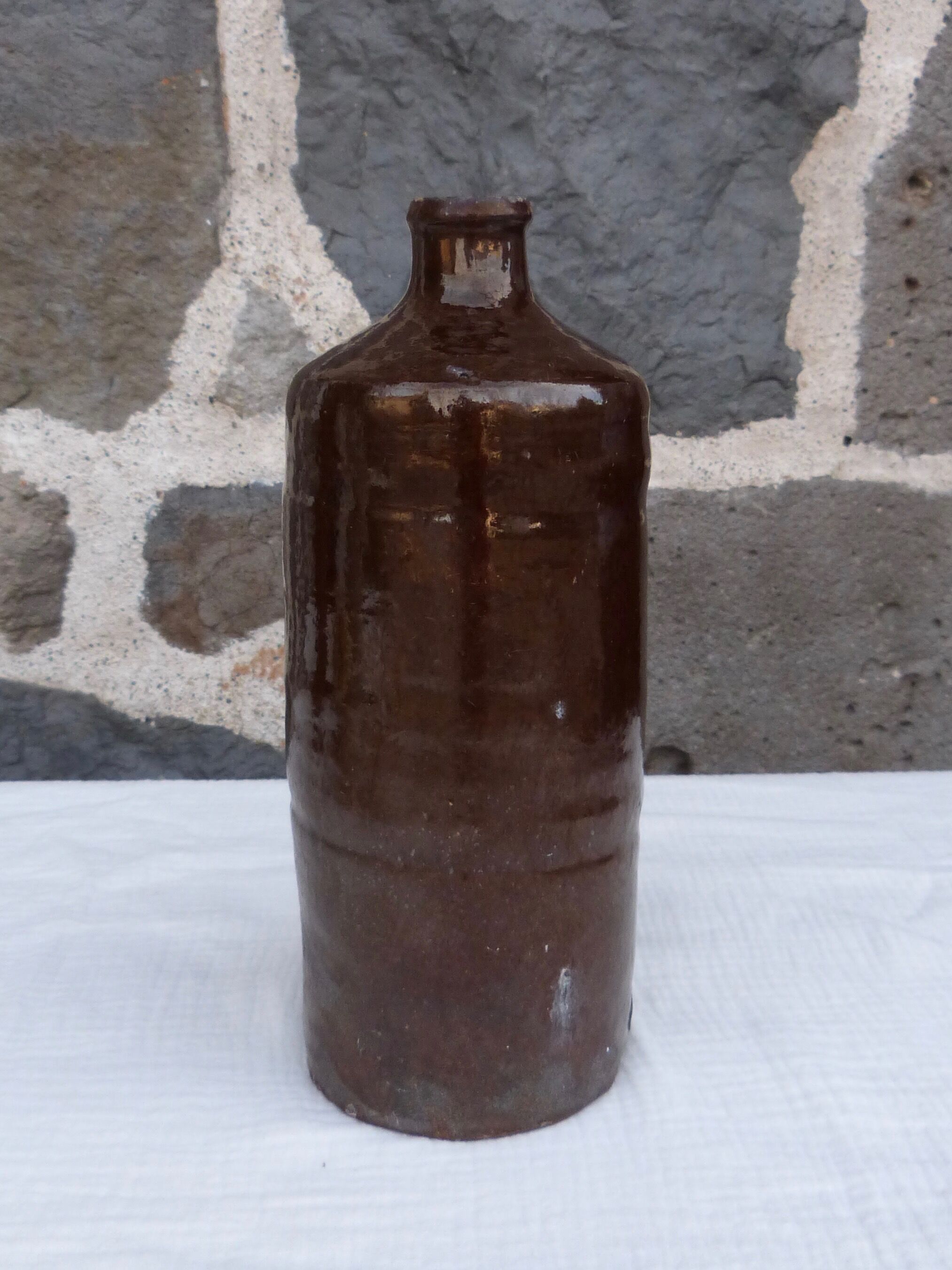 Set of 4 stoneware bottles