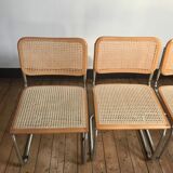 4 chairs cesca b32 by Marcel Breuer